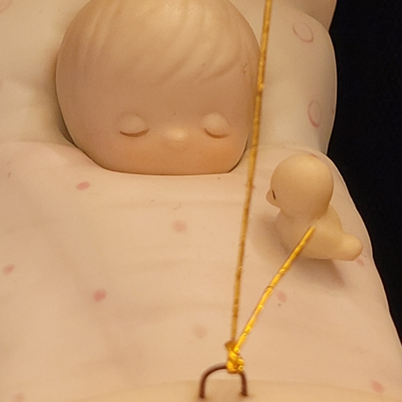 Vintage 1983 Jonathan & David Porcelain Figurine Blessed Are The Pure in Heart. - Picture 6 of 6